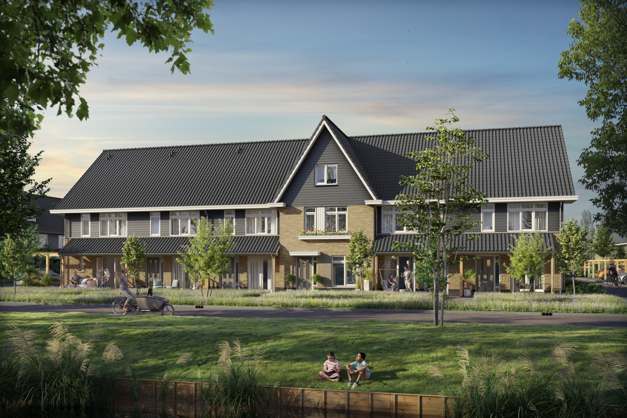 Nieuwbouwwoningen in Boomgaerde in Monster