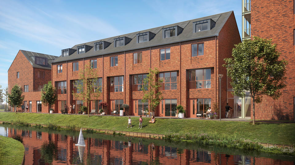Nieuwbouwwoningen in Lierkwartier 'Aan De Kade' in de Lier